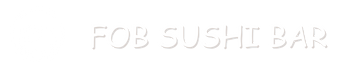 FOB sushi bar logo footer