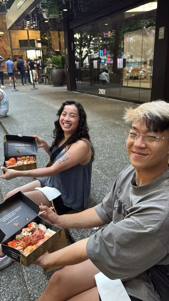 My besties and their sushi boxes