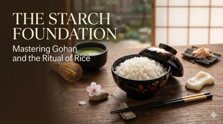 Gohan – The Starch Foundation and the Ritual of Rice