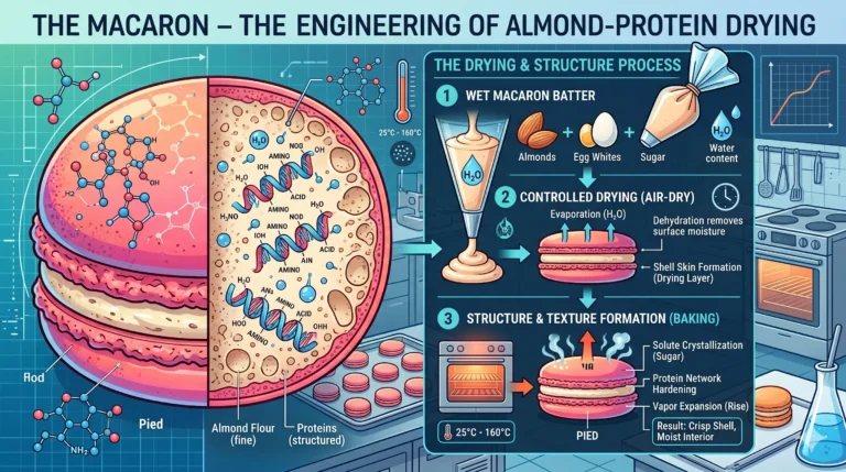 The Macaron – The Engineering of Almond-Protein Drying