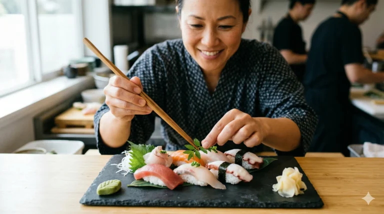The Visual Symphony: A Masterclass in Traditional Sushi Presentation
