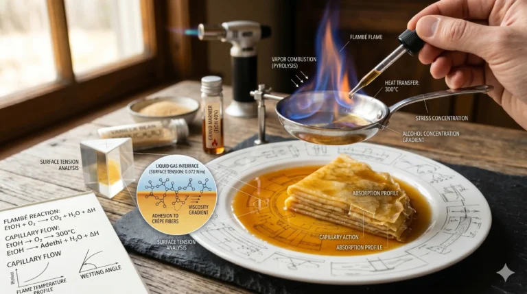 Crêpe Suzette – The Physics of the Flambé and Surface Tension