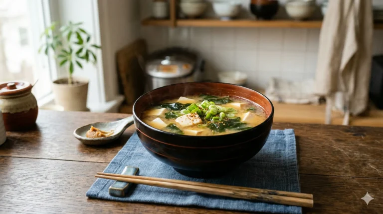 Authentic 15-Minute Miso Soup with Tofu and Wakame