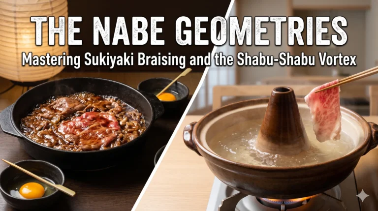 Sukiyaki and Shabu-Shabu – The Dual Geometries of Japanese Hot-Pot