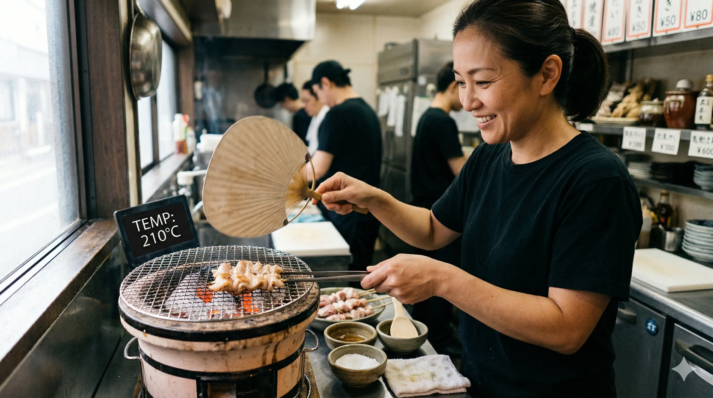 The Radiant Flame: A Masterclass in Japanese Grilling and Bincho-tan Physics